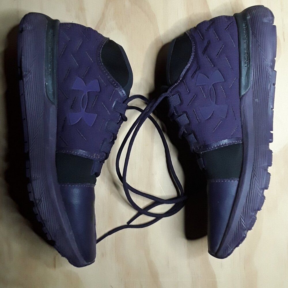 Under Armour | Women’s UA Coldgear Reactor | Purple and Black | Size 8 - Picture 4 of 16